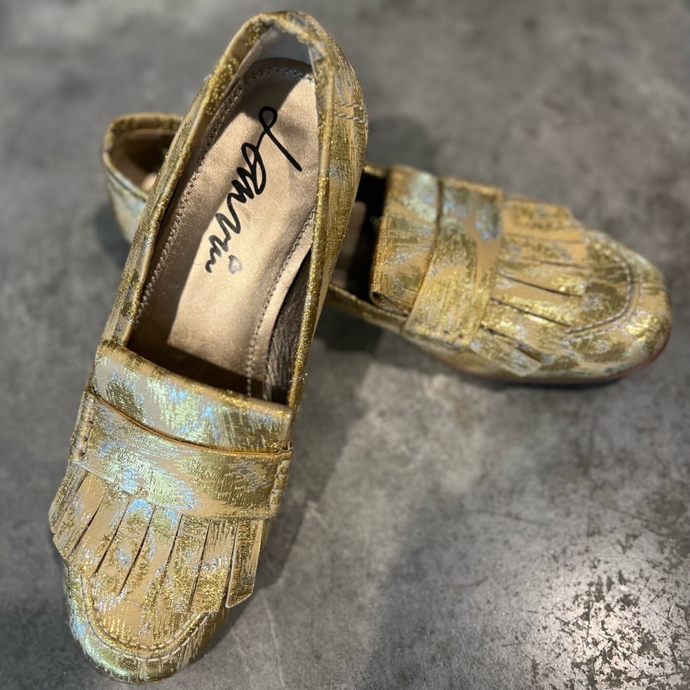 NWT Lanvin Silk Jacquard Loafers